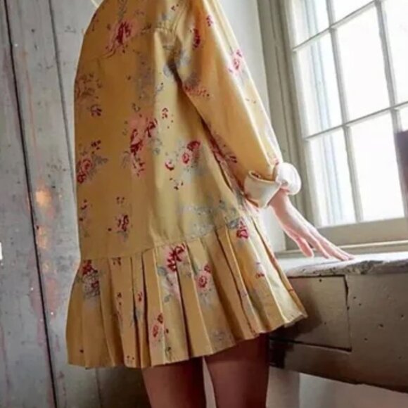 NWT $168 Free People Connor Printed Floral Mini Dress Size Small - Picture 4 of 15